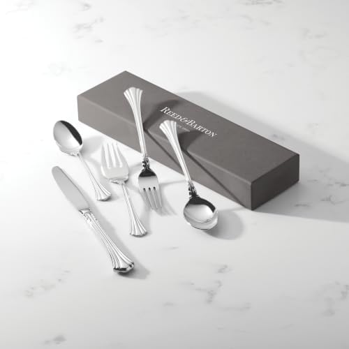 Reed & Barton Flatware Place Setting 1800 Silverware Set for 1, 5-Piece - Image 5