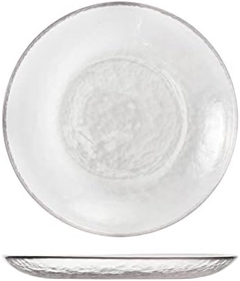Fortessa Los Cabos Glass Dinnerware Collection, Salad Plate (Set of 4), 8 Inch, Clear by Unknown