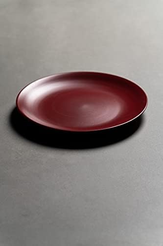 10 Strawberry Street Wazee Matte 10.5" Coupe Dinner Plate, Set of 6, Red - Image 5