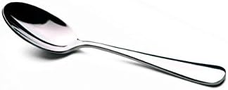 HornTide 6-Piece Mini Tea Spoon Set Dessert Coffee Spoon Flatware Stainless Steel Mirror Polishing 5.5-Inch 14cm - Image 2