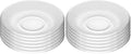WHJY 6 pcs Clear Glass Plates, 4.5 inch Glass Plate Set, Small Dessert Plates Tea Plates Bulk (Pack of 2) by WHJY
