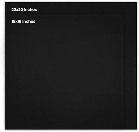 Utopia Kitchen Cotton Blend Black Cloth Napkins [24 Pack, 18x18 Inch] - Image 3