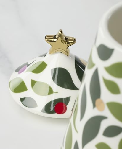 kate spade new york Evergreen Figural Tree Christmas Mug with Lid - Image 5