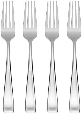 Oneida Moda Dinner Forks Silverware Set for 4, Flatware by Oneida