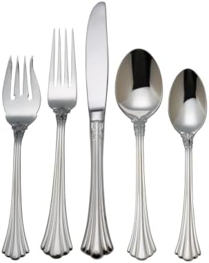 Reed & Barton Flatware Place Setting 1800 Silverware Set for 1, 5-Piece by ReedBarton