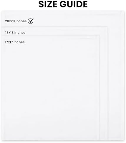 Utopia Home [24 Pack, White] Cloth Napkins 20x20 Inches, 100% Polyester - Image 2