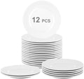 Set Of 12 7 Inch Porcelain Dessert Plates, White by Dyrfolm