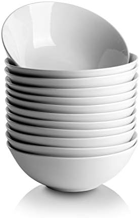 10 Strawberry Street 7" Catering Coupe Cereal Bowl, Set of 12,White by 10StrawberryStreet