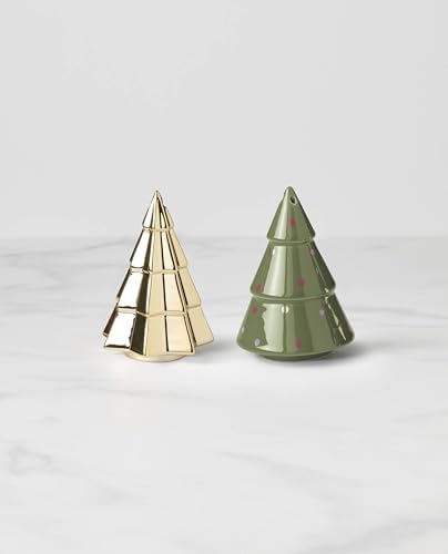 kate spade new york Figural Evergreen Christmas Salt and Pepper Shaker Set - Image 2
