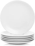 10 Strawberry Street Wazee Matte 10.5" Coupe Dinner Plate, Set of 6, White by 10StrawberryStreet