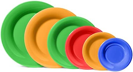 G.E.T. 9" Heavy-Duty Wide Rim Melamine Dessert Plate 4 - Image 5