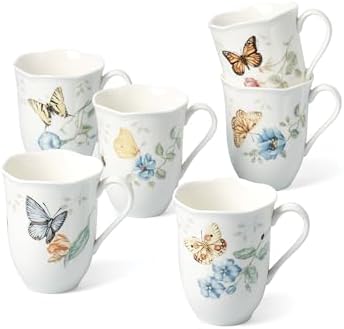 Lenox 892798 Butterfly Meadow 6-Piece Mug Set - Image 2