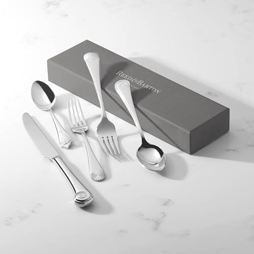Reed & Barton Seashell 5Pc Flatware Place Setting, 5 Piece, Silver - Image 2