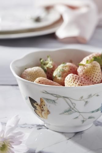 Lenox Butterfly Meadow Porcelain 16oz Rice Bowl Set for 4 (4-Piece) - Image 6