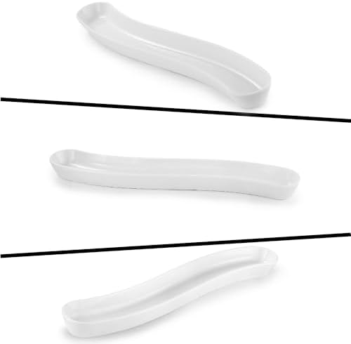 2 Pack Olive Dish, 17-Inch Ceramic Appetizer Tray for Charcuterie Board - Image 5