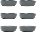 10 Strawberry Street Wazee Matte Coupe Dinnerware, Bowl, Charcoal, Set of 6 by 10StrawberryStreet