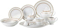 Lorenzo Amelia 57-Piece Dinnerware Set, Service for 8 by LorrenHomeTrends