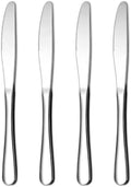 Berglander Dinner Knives Set Of 4, Stainless Steel Butter Knife Spreader 9.17", Table Dinner Knife for Daily Use, Restaurant, Hotel, Parties, Events, Sturdy And Dishwasher Safe by Berglander