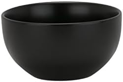 10 Strawberry Street Wazee Matte 5.5"/16oz Cereal Bowl, Set of 6, Black - Image 5