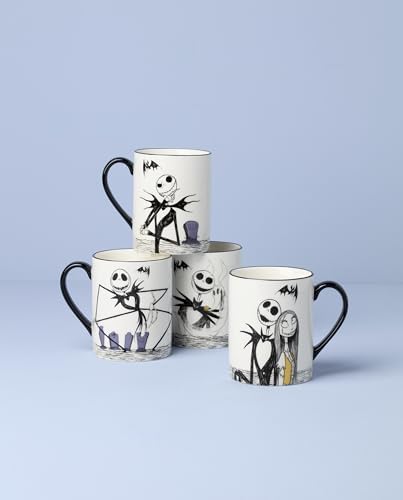 Lenox Nightmare Before Christmas Porcelain Halloween Mug Set for 4 - Image 3