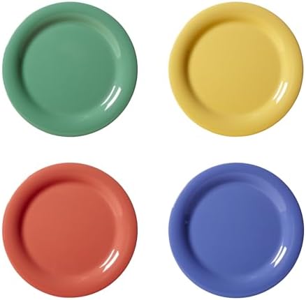 G.E.T. 9" Heavy-Duty Wide Rim Melamine Dessert Plate 4 by Unknown