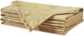 Newbridge Barcelona Damask Fabric Napkins, Set of 4, Gold – No Iron, Soil Resistant Cloth Napkins for Dining, Parties and Holidays by HomeBargainsPlus