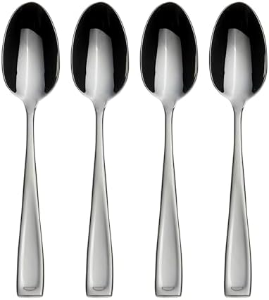 Oneida Moda Fine Flatware Cocktail Spoons, 0.35 LB,Silver by Oneida