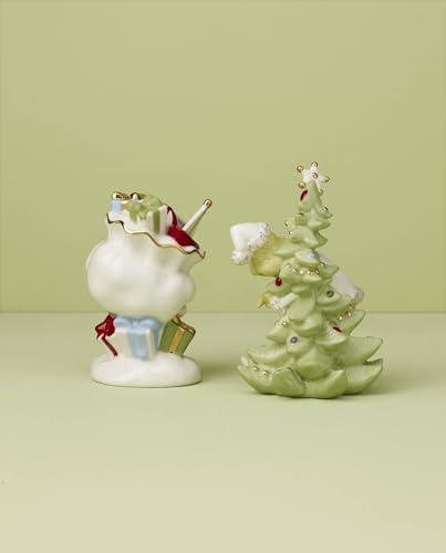Lenox Merry Grinchmas Porcelain Christmas Salt and Pepper Shaker Set - Image 3