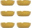10 Strawberry Street Wazee Matte Coupe Dinnerware, Bowl, Yellow, Set of 6 by 10StrawberryStreet