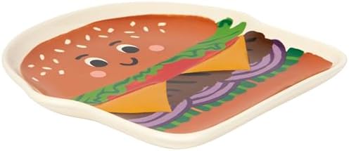 Jubilee Burger Buddy Shaped Stoneware Dish 6.25 x 6.25in - Image 2