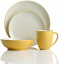 Noritake Colorwave Mustard Set of 4 Mini Plates, 6-1/4" by Noritake
