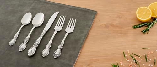 Oneida Louisiana Salad Forks Silverware Set for 4, Flatware - Image 6