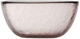 Fortessa Los Cabos Glass Dinnerware Collection, Dessert Snack Bowl (Set of 4), 5 Inch/12.5oz, Pink by Unknown