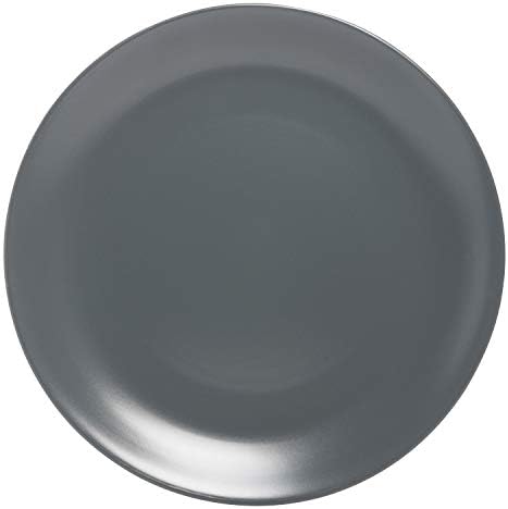10 Strawberry Street Wazee Matte 10.5" Coupe Dinner Plate, Set of 6, Charcoal Gray - Image 4