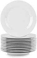 10 Strawberry Street 7.5" Catering Round Salad/Dessert Plate, Set of 12,White by 10StrawberryStreet