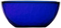 Fortessa Los Cabos Glass Dinnerware Collection, Cereal Salad Fruit Bowl (Set of 4), 6 Inch/21oz, Cobalt by Unknown