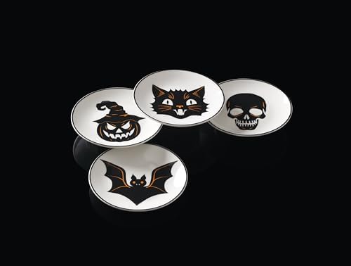 Oneida Vintro Halloween Tidbit Plates Set Of 4, Service For 4 - Image 2