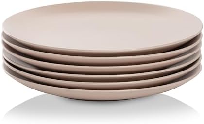 10 Strawberry Street Wazee Matte Coupe Dinnerware, Dinner Plate, Blush, Set of 6 - Image 3
