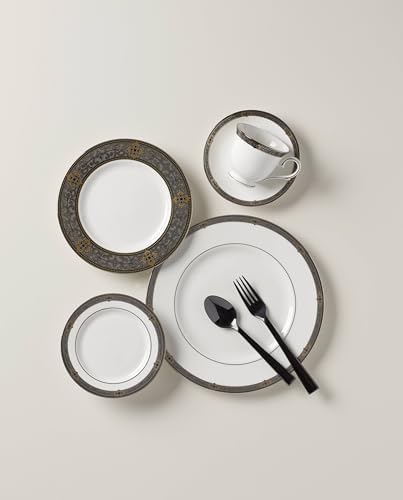 Lenox Vintage Jewel 5 Piece Boxed Set White Dinnerware - Image 2