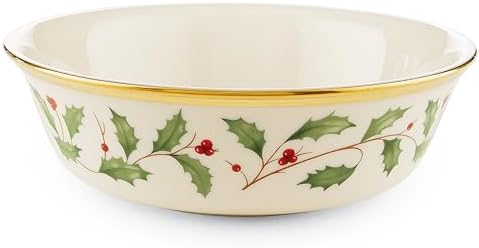 Lenox 146504230 Holiday All-Purpose Bowl, Christmas Dinnerware by Lenox