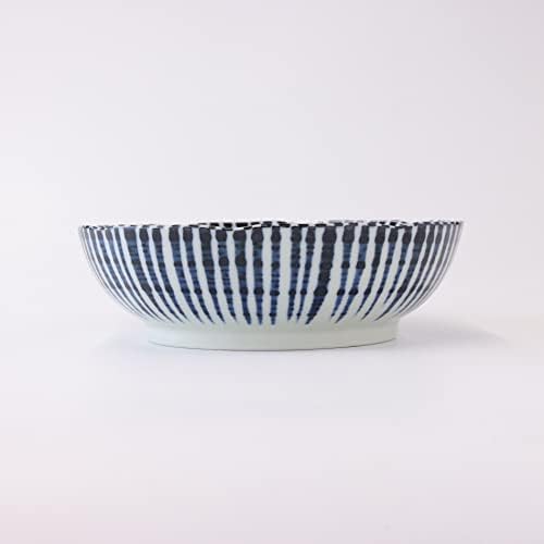 Blue Serving Bowl, Japanese Bowls 17 oz, 6.1" Microwave & Dishwasher Safe - Image 4