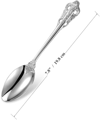 KEAWELL Luxury 4-Piece 18/10 Stainless Steel Dinner Spoon Set (Silver) - Image 6