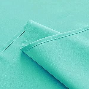 Hiasan Cloth Napkins Set of 6, 20 x 20 Inch, Aqua - Image 5