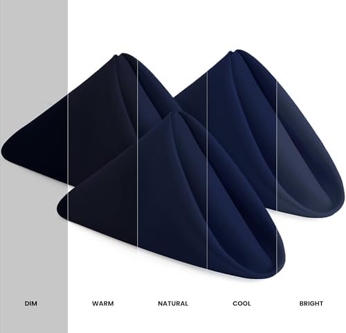 Utopia Home [12 Pack, Navy Blue] Cloth Napkins 20x20 Inches, 100% Polyester - Image 2