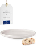 Villeroy & Boch Afina Collection Bread Plate, Premium Porcelain, Made in Germany, Small Plate for Appetizers, Dishwasher and Microwave Safe, 6.75 in Diameter, Stackable, Rich, Creamy White by Unknown