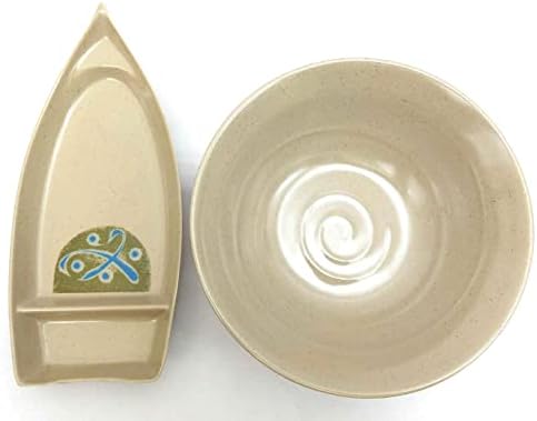 JapanBargain 2347, Sushi Boat Shape Sushi Plate Sashimi Serving Plate Plastic Tray 10 x 4.5 inch, Green - Image 5
