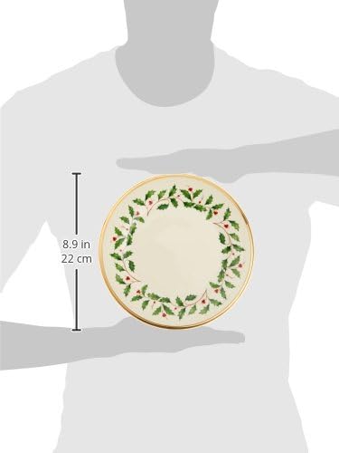 Lenox Holiday Porcelain Christmas Salad Plate Set for 6 - Image 3