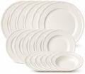Villeroy & Boch Manoir 18 Piece Dinnerware Set, Creamy White by Unknown