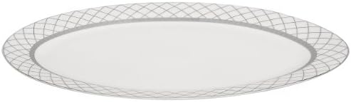 Lorren Home Trends 57-Piece Porcelain Dinnerware Set, Verona, Service for 8 - Image 3