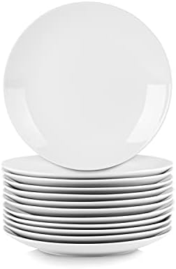 10 Strawberry Street 10.5" Catering Coupe Dinner Plate, Set of 12,White by 10StrawberryStreet